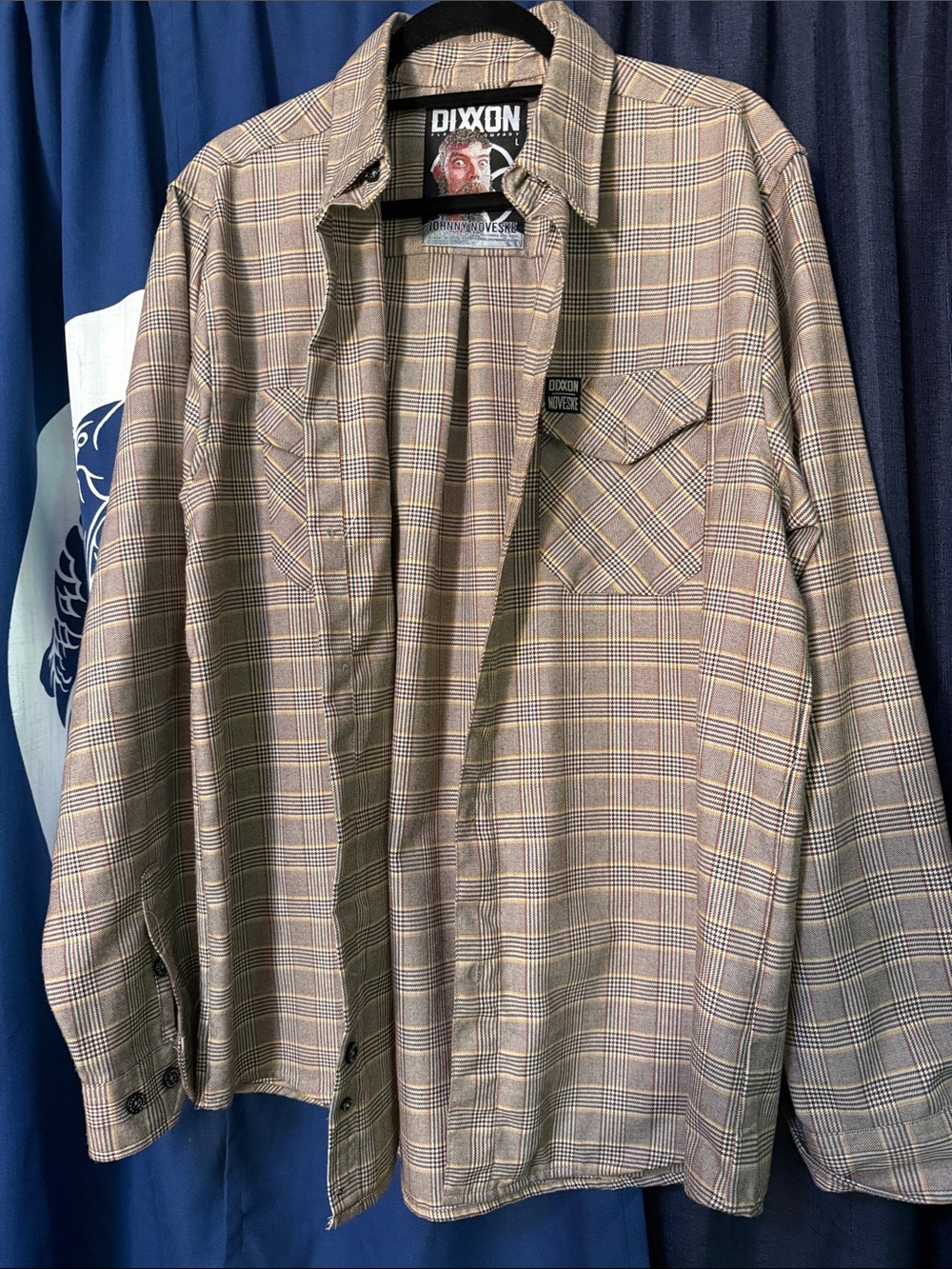 DIXXON Noveske Beige and Tan Plaid Overshirt